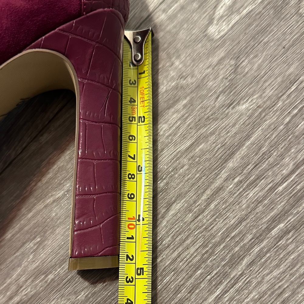 Audrey Brooke Deep Red Heels - Picture 11 of 11